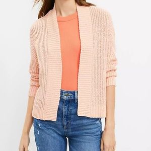 LOFT casual knit open cardigan NWT